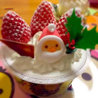 Snapdishの料理写真:ちっちゃなクリスマスケーキ|zappyさん