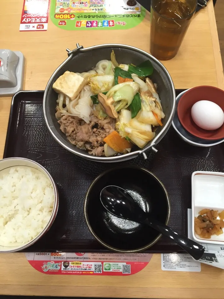 牛すき鍋定食|アクちゃんさん