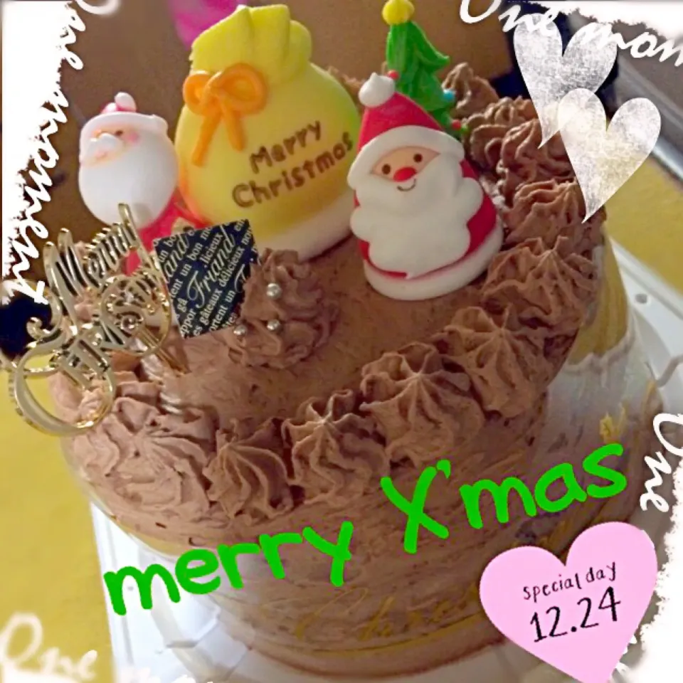 2015年 クリスマスケーキ❤️|yunaさん