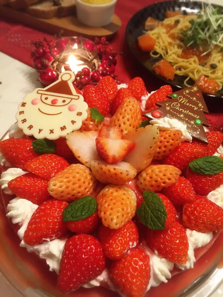 今年のクリスマスケーキは
子供と一緒に作ったスコップケーキ✨|ともこさん