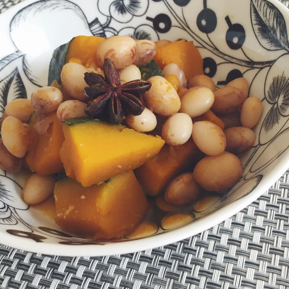 南瓜と虎豆でいとこ煮風|麻紀子さん