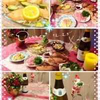 Snapdishの料理写真:ᔦᔧ✩MᵉʳʳʸXᵐᵅˢ✩ᔦᔧ第2弾パーティー🍾🍸