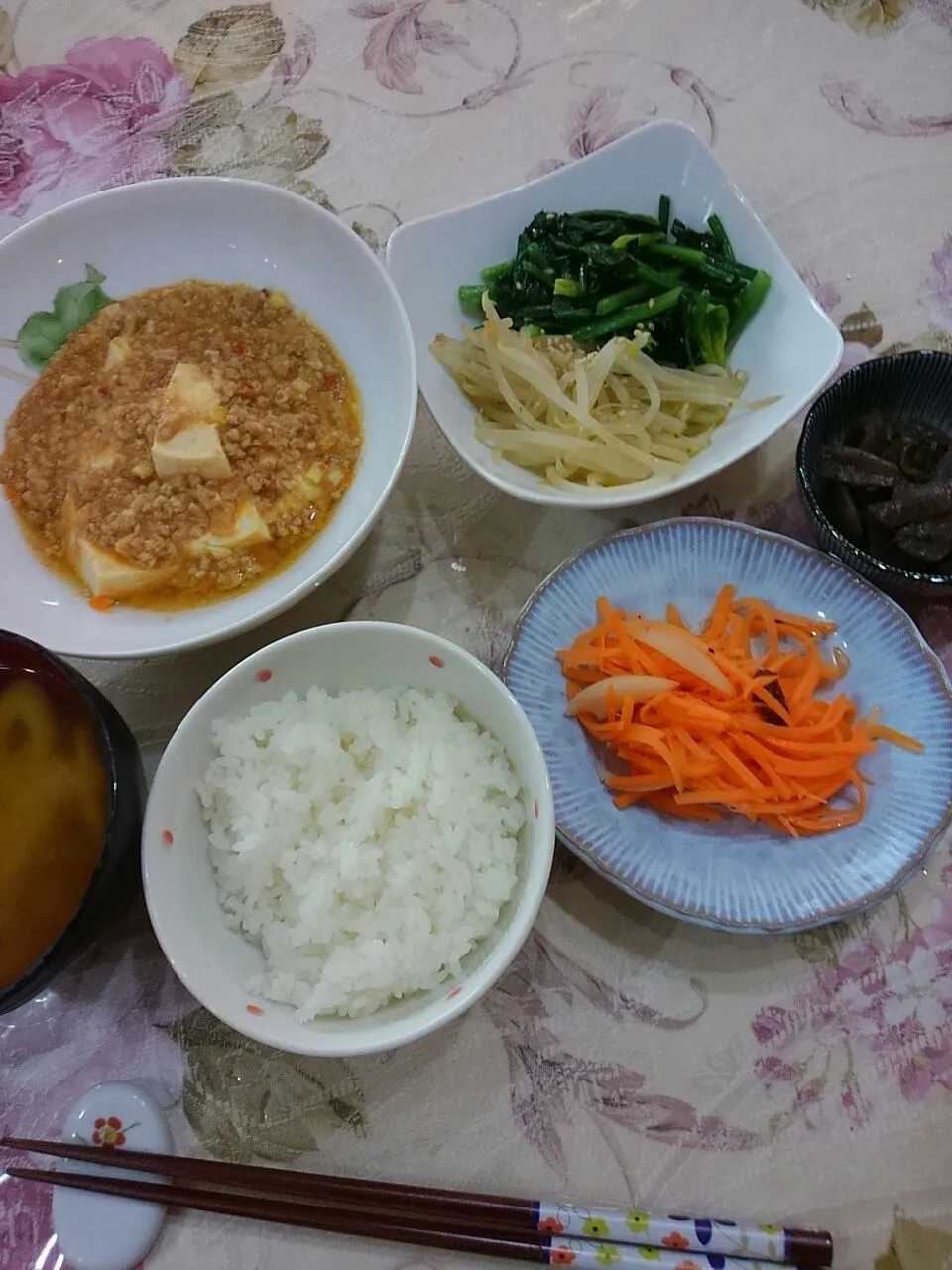 麻婆豆腐定食|たえさん