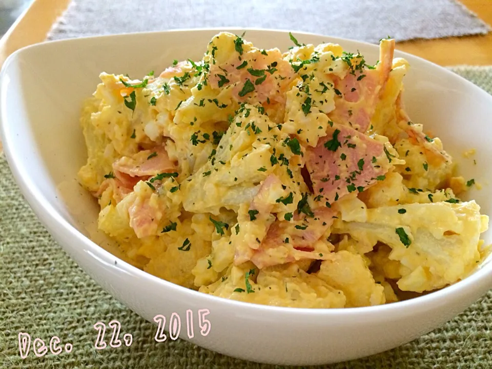 チョッパー＆ホヌさんの料理 シンプル卵サラダ*ଘ(੭*ˊᵕˋ)੭* ੈ✩‧₊˚😋✌🏼️|みきおさん