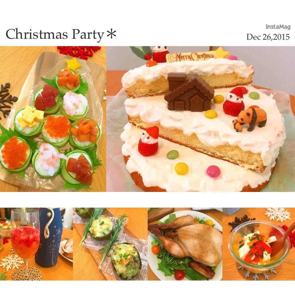 Snapdishの料理写真:Christmas Party＊|もなかさん