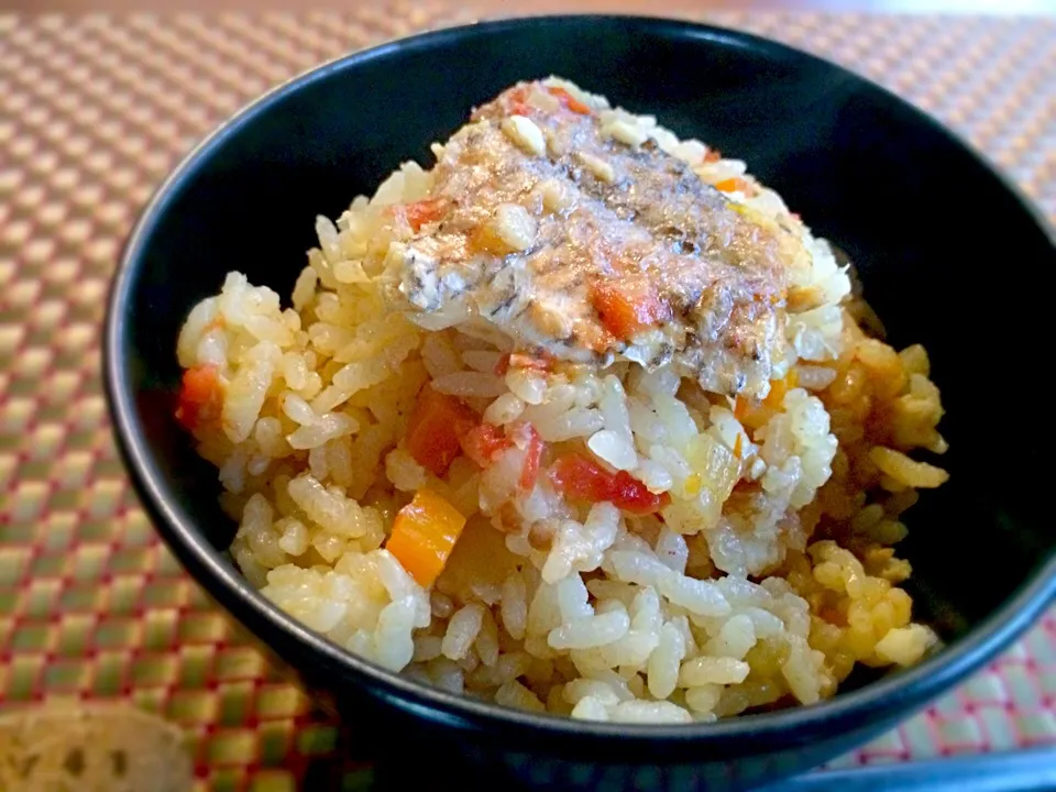 Rice cooked w/Bouillabaisse🐟ﾌﾞｲﾔﾍﾞｰｽ炊き込みご飯🍅|🌈Ami🍻さん