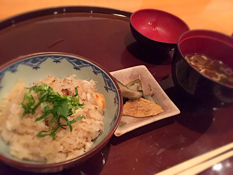 食事 鯛飯 赤出汁 香の物|naoko shimoshimbaraさん