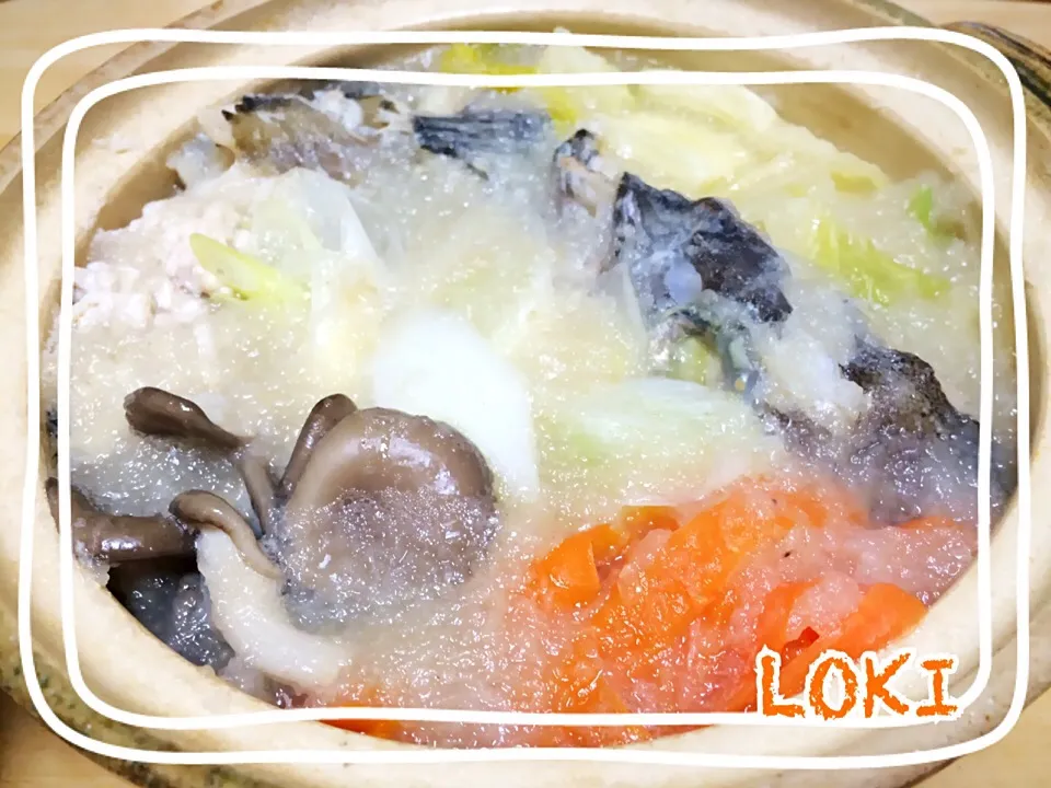 タラのみぞれ鍋🍲|LOKIさん