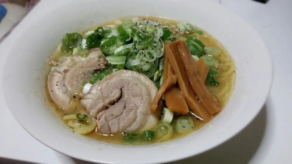 麺以外は手作り味噌ラーメン♪スープにトッピングは全部手作り♪|しょうたさん