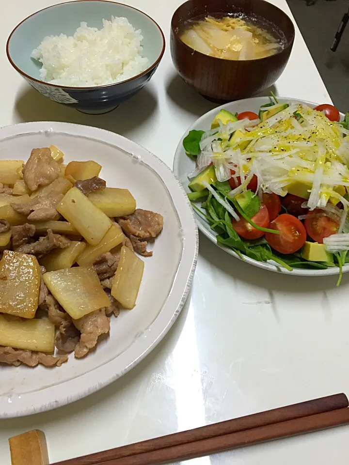 豚肉と大根の醤油と生姜炒め|utayataさん