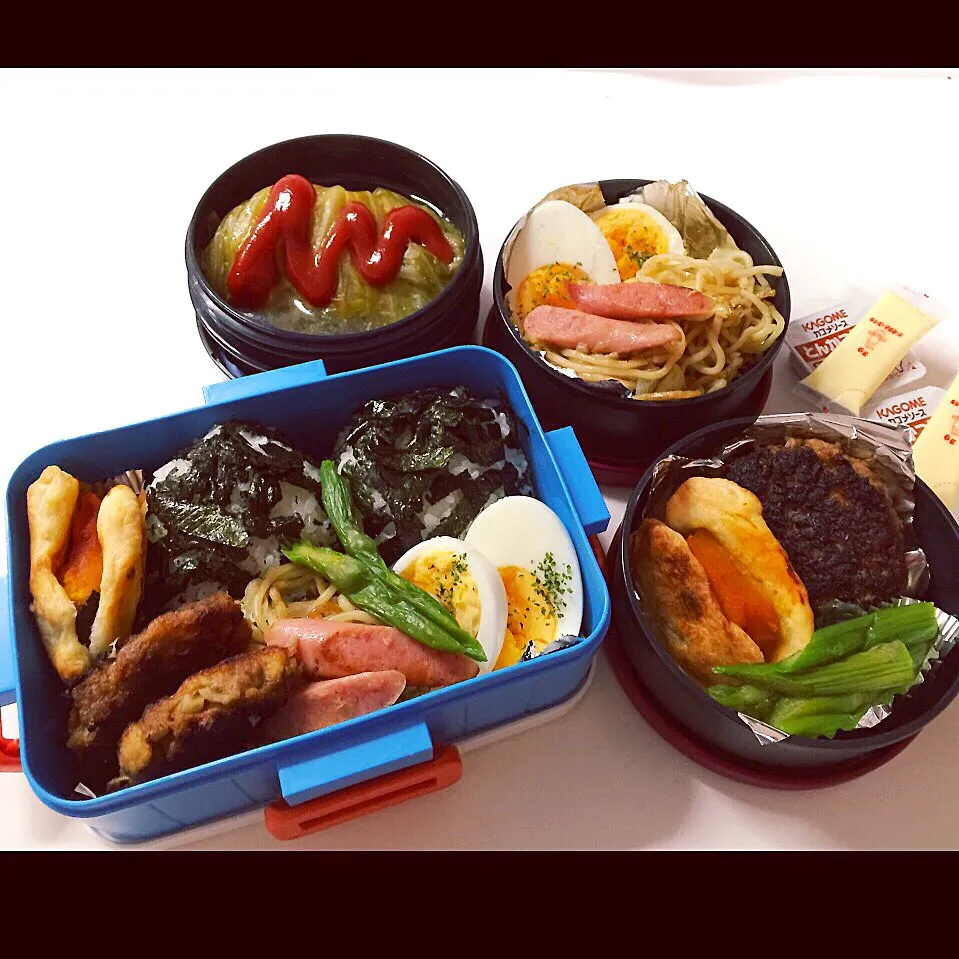 日曜弁当🍴|三姉妹のママさん