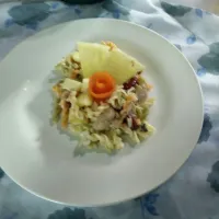 pasta hawaiian salad|mazrol.ismailさん