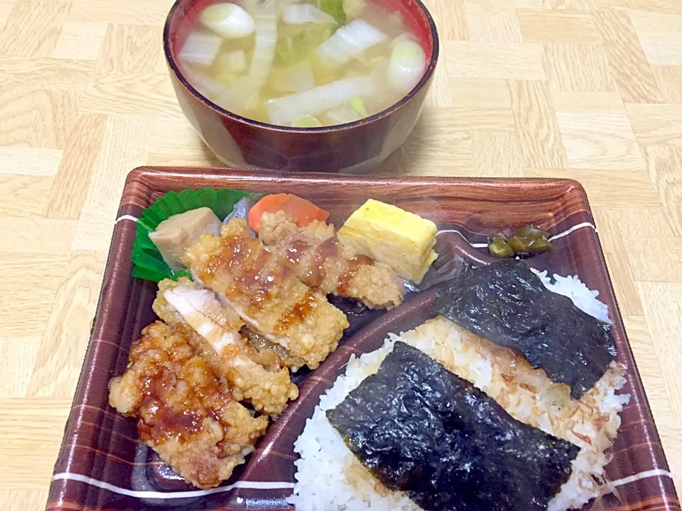 海苔弁チキン竜田揚げ弁当|Tarou  Masayukiさん