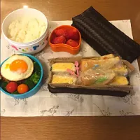 Snapdishの料理写真:塾弁 昼食と夜食|M.Mさん