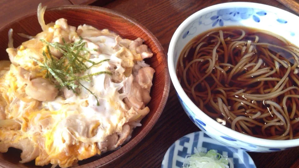 親子丼とかけそばセット|sunさん