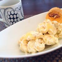 バナナのクリームチーズ和え