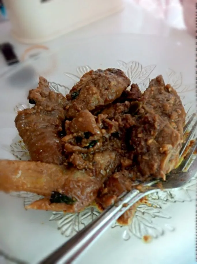 #Indonesian cuisine "chicken with rica-raca souce" Spicy Chicken|natasha damaraさん