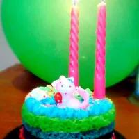 Snapdishの料理写真:mini rainbow cake #Birthday #simple|San Meisin Lingさん