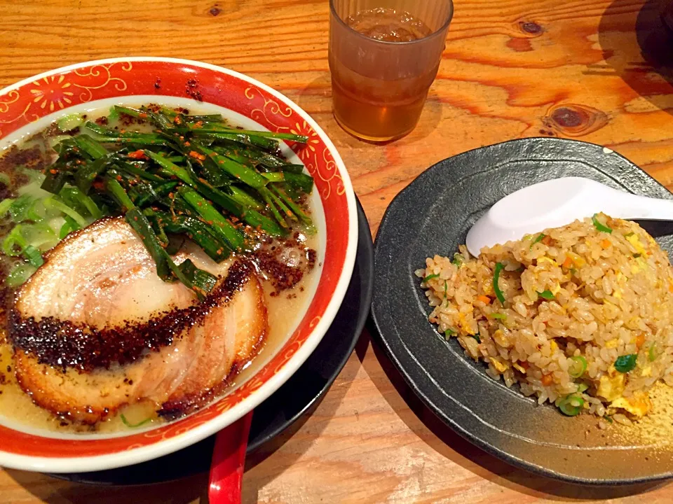 香味油入りとろうまラーメン、チャーハンセット|Kunisanoさん