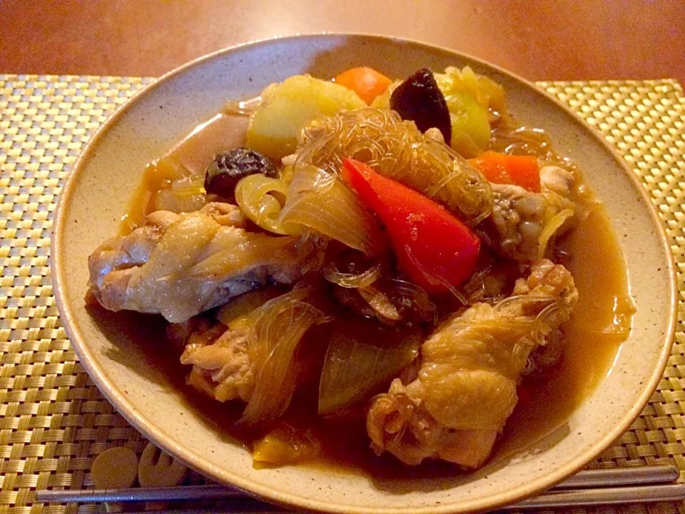 찜닭♨️Braised chicken&vegetables(Torijaga)･ﾁﾑﾀｸ<鶏肉の蒸し煮>|🌈Ami🍻さん