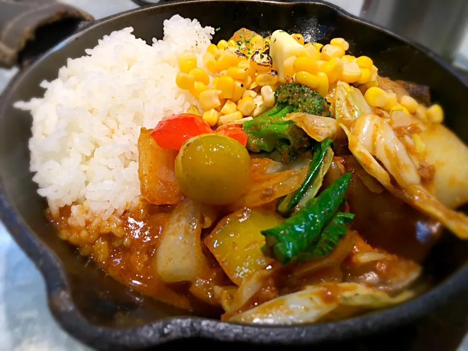 １日分の野菜カレー バターコーントッピング|chan mitsuさん