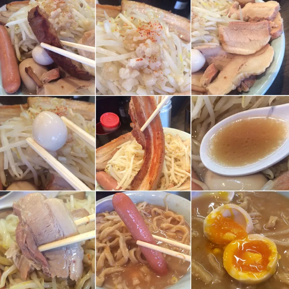 Snapdishの料理写真:ホームラン肉ドカのアレヤコレヤ〜（≧∇≦）♡|morimi32さん