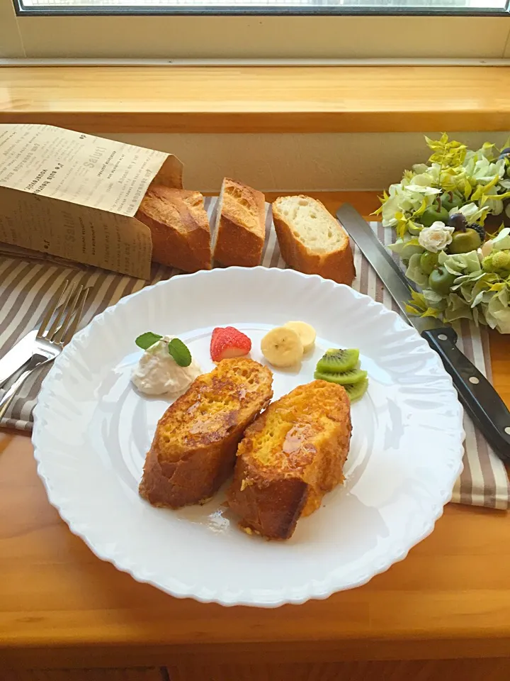 Snapdishの料理写真:フレンチトースト|あおさん