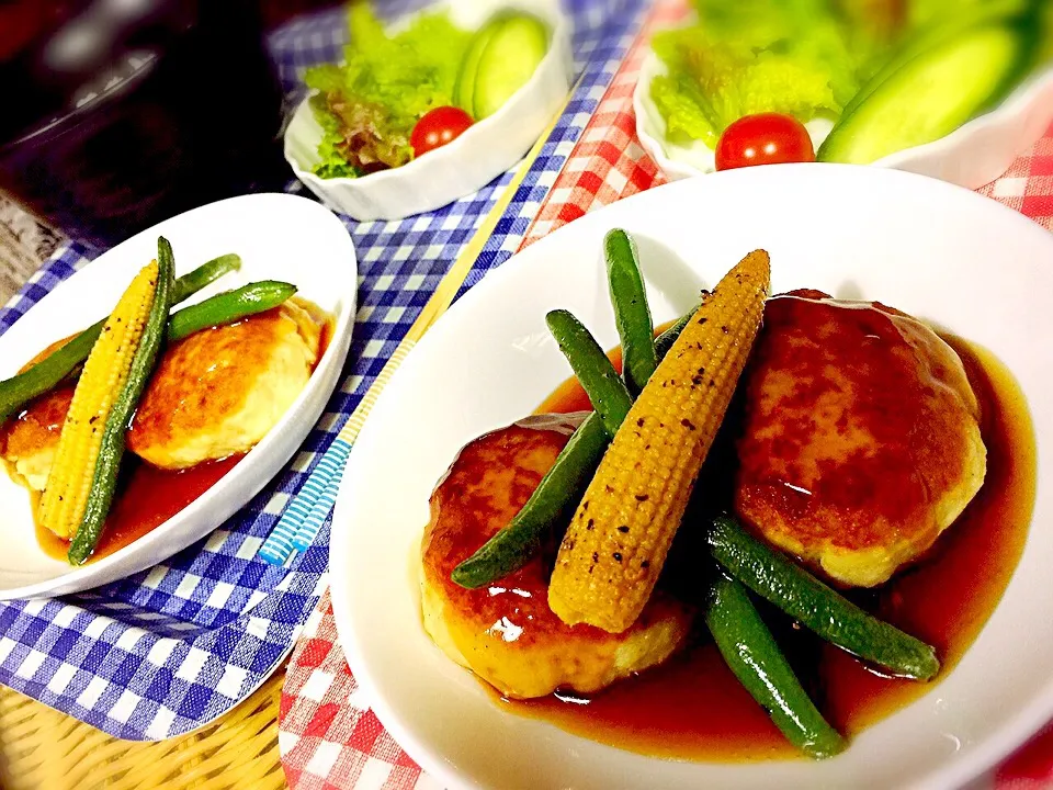 照り焼きお豆腐バーグ|愛さん