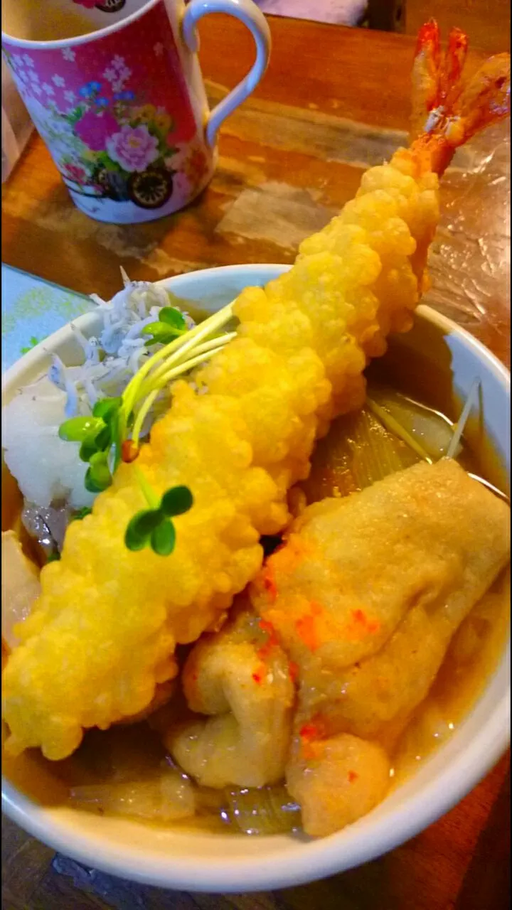 海老天蕎麦🍤…年越し蕎麦 家族Ver💞|メイメイda.さん