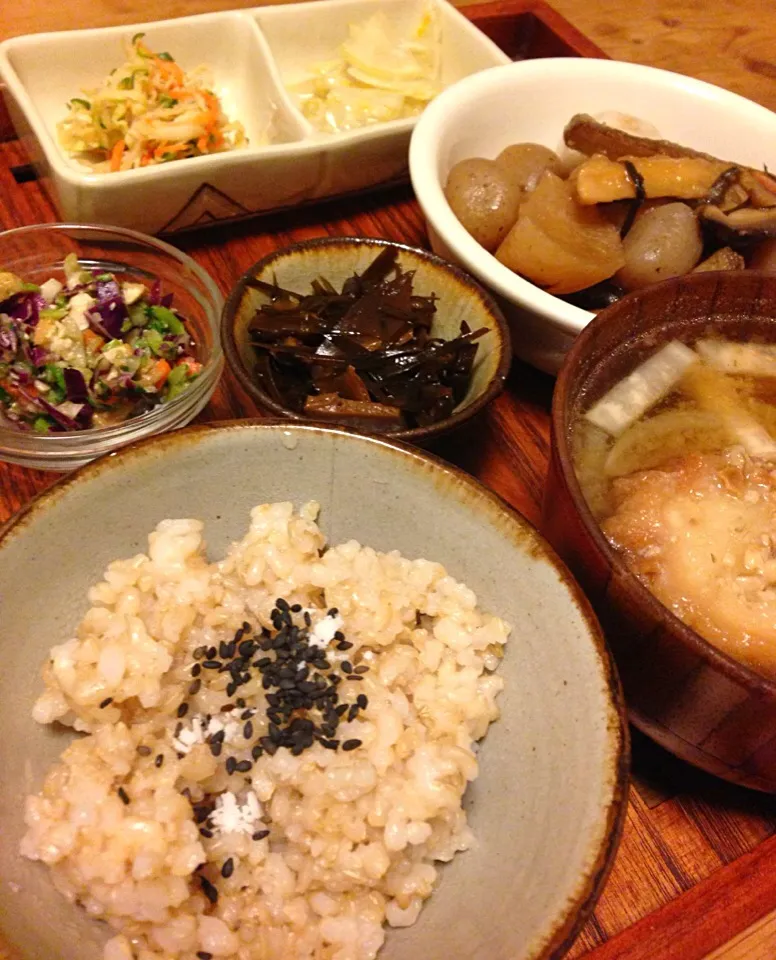 地味な晩御飯|まっきーさん