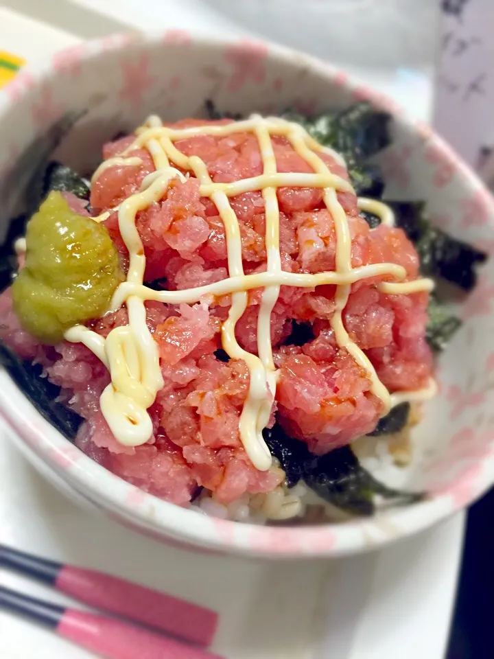 マグロのたたき丼♡スペシャル！笑|いず⋈ + ゜さん