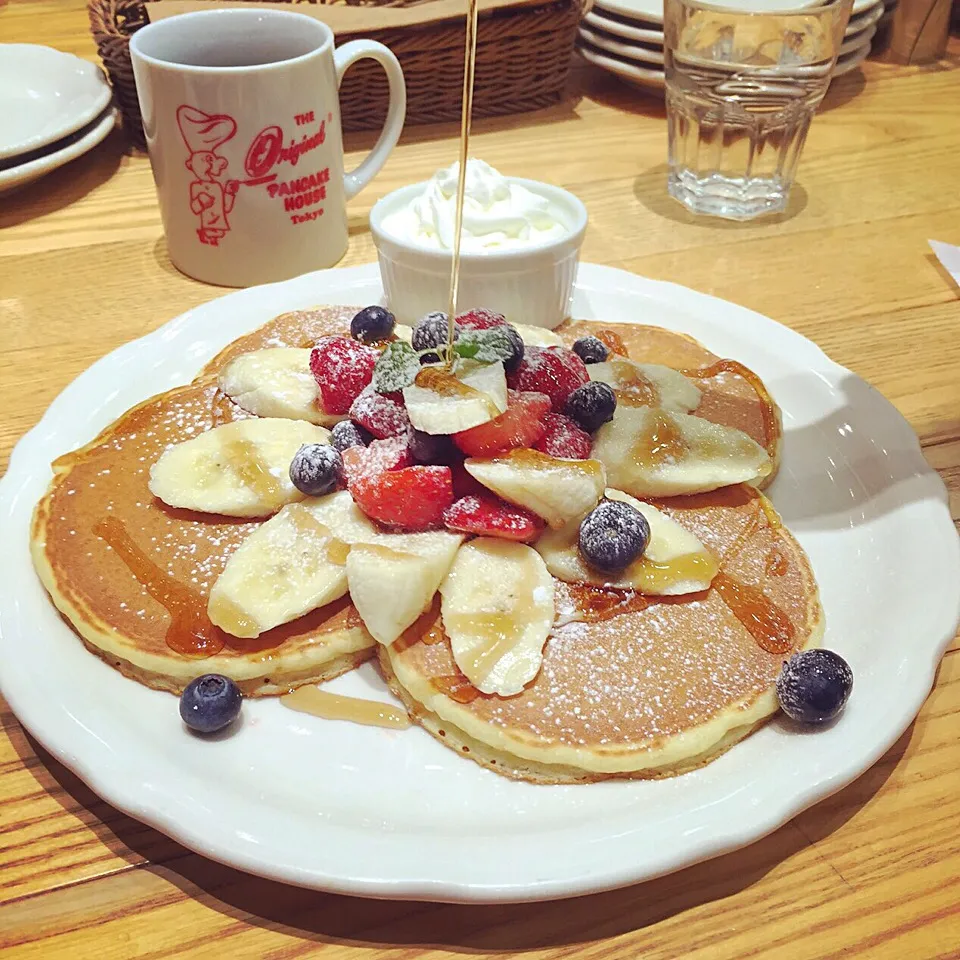 Snapdishの料理写真:パンケーキ食べ納め🍴|leeさん