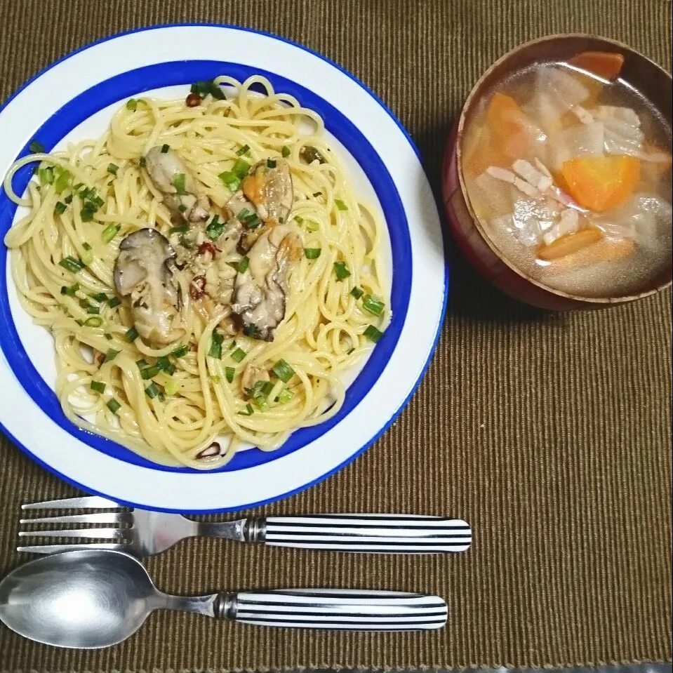 Snapdishの料理写真:牡蠣のビアンコ♡♡♡本日の夜ご飯|ちゃきさん