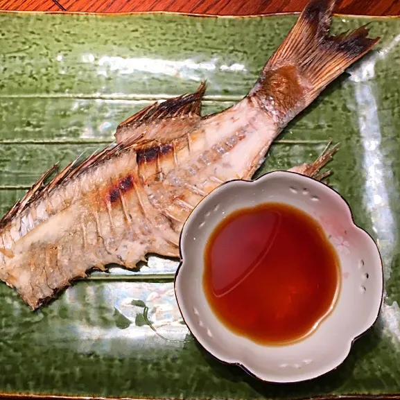 焼き鯛のあら 三杯酢付け|Sachiko WATANABÉさん