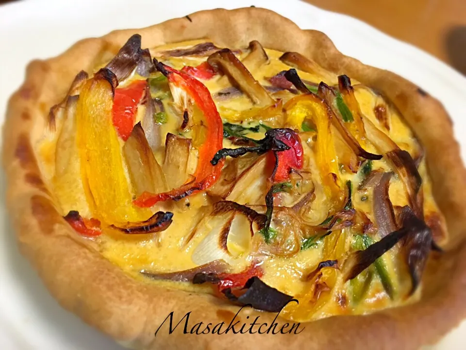 Snapdishの料理写真:Vegetables quiche|Masakiさん