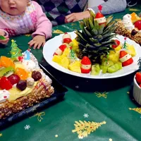 Snapdishの料理写真:クリスマス フルーツおもてなし|Nakanishi  Shihokoさん