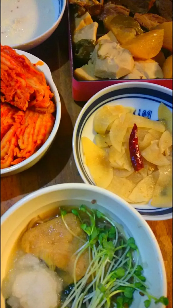 Snapdishの料理写真:15'12/31 今年最後の朝ご飯🍚|メイメイda.さん