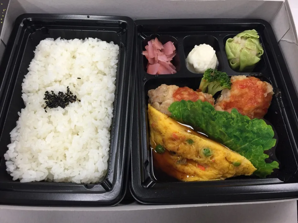 かに玉から揚げ弁当|愛ペガさん