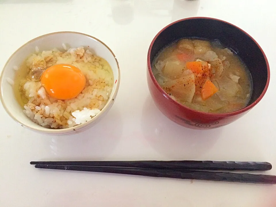 Snapdishの料理写真:TKG♡2015/12/31|ちび太さん