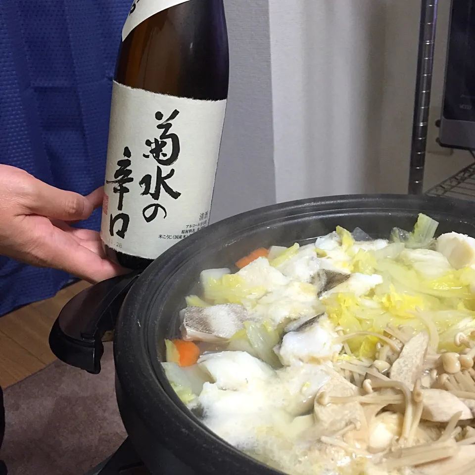 湯豆腐と菊水の辛口(ありがとうございます)|chilipeさん