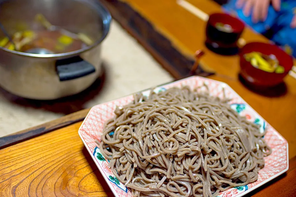 Snapdishの料理写真:鴨汁と、お父さんの手打ち蕎麦(✿╹◡╹)|ふみぃさん