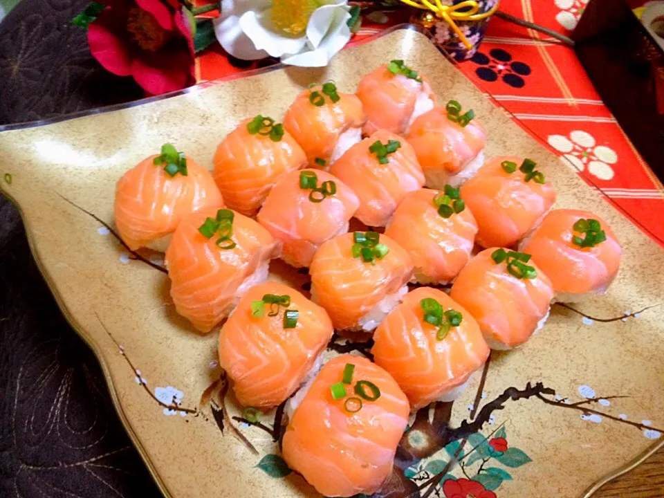 ✨Salmon sushi...サーモンの手まり寿司✨|🌺Sanntina🌺さん