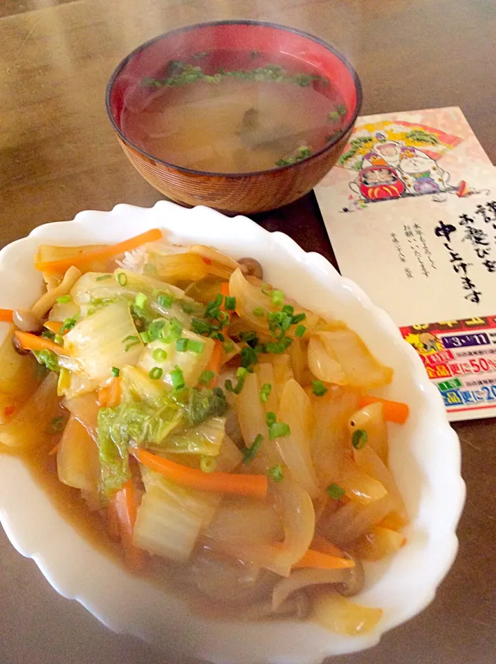 Snapdishの料理写真:野菜あんかけ丼💖🙏|Norio Fukudaさん