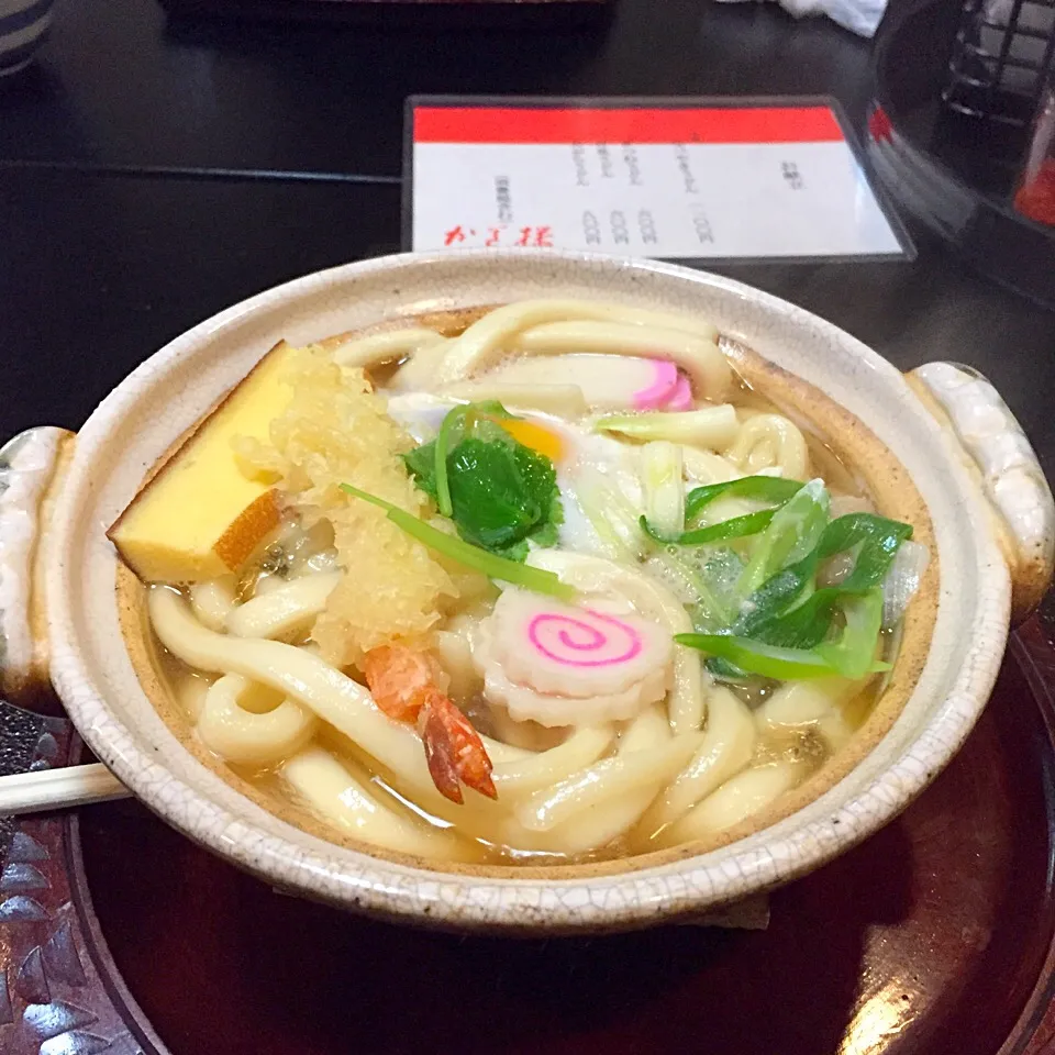 名物  鍋焼きうどん*\(^o^)/*|すかラインさん