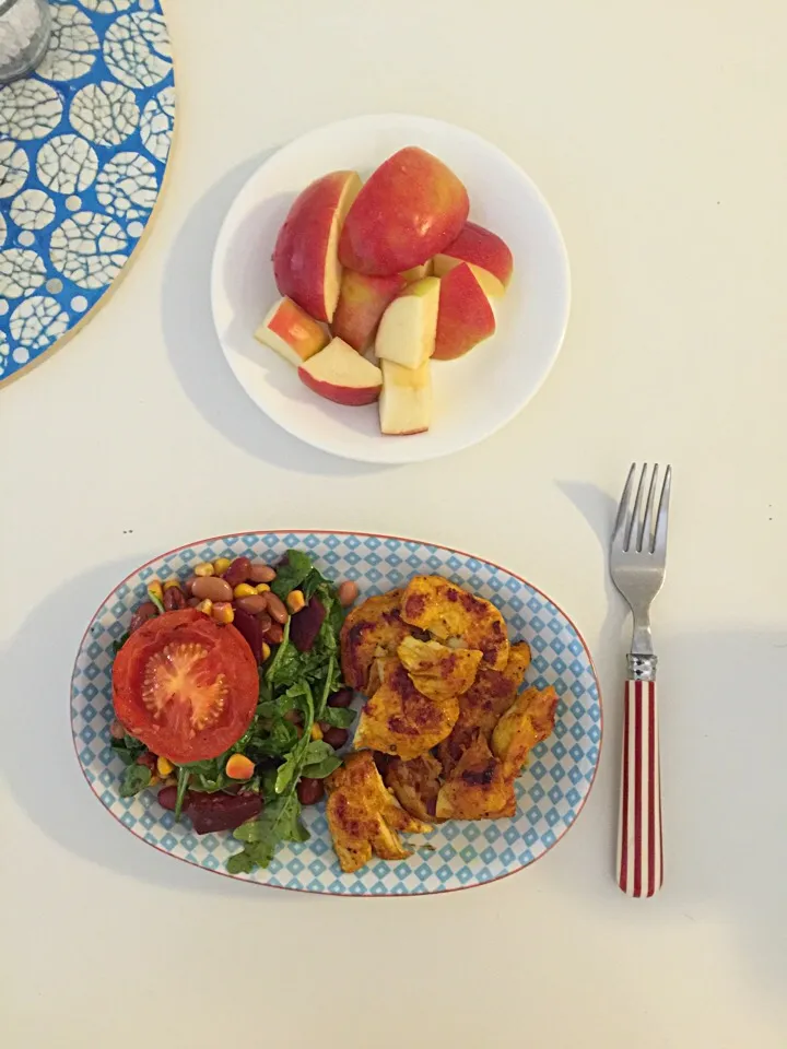 Chicken breast with salad|foodlover❤️さん