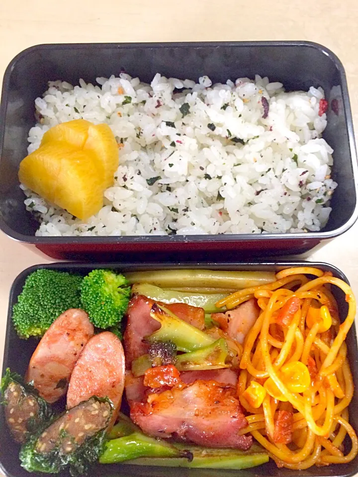 男子弁当 アスパラベーコン弁当だよぉ〜|Booパパさん