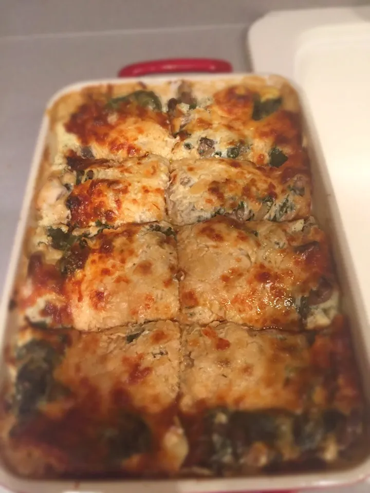 Spinach & mushroom lasagna|Liesel Ryanさん