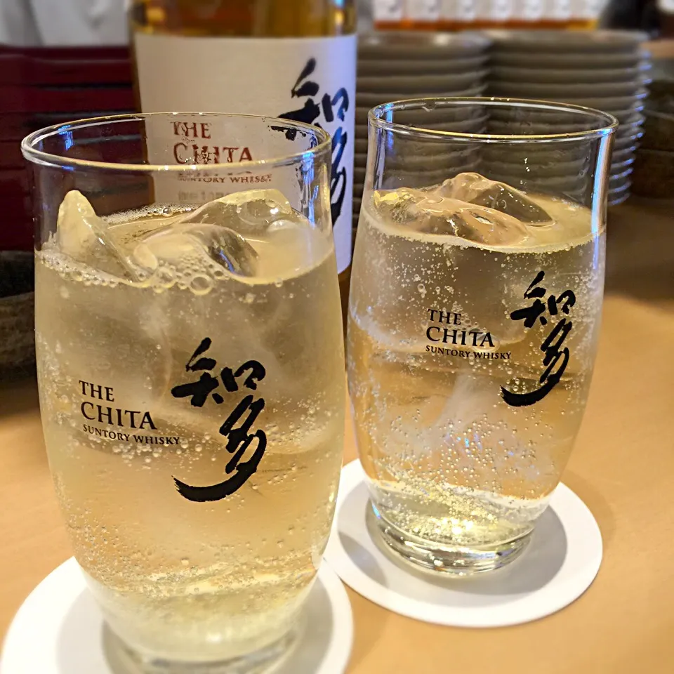 Snapdishの料理写真:名古屋駅の近くで飲んだ！サントリーから11年ぶりに新ブランドが出たんだって💕|リュカさん