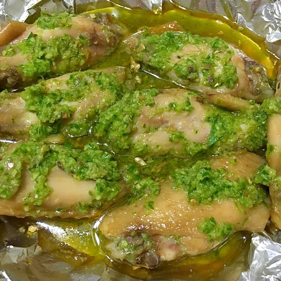 Ginger scallion chicken wings|Trish Wongさん