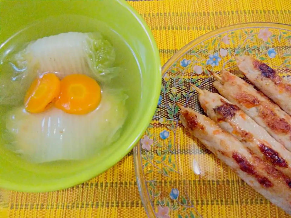 Cabbage roll and Chicken satay|Alifia Tiffani Putriさん